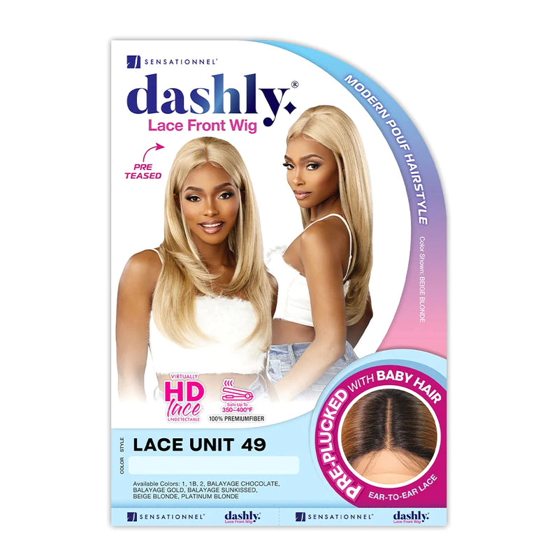Sensationnel Dashly Synthetic Lace Front Wig - LACE UNIT 49