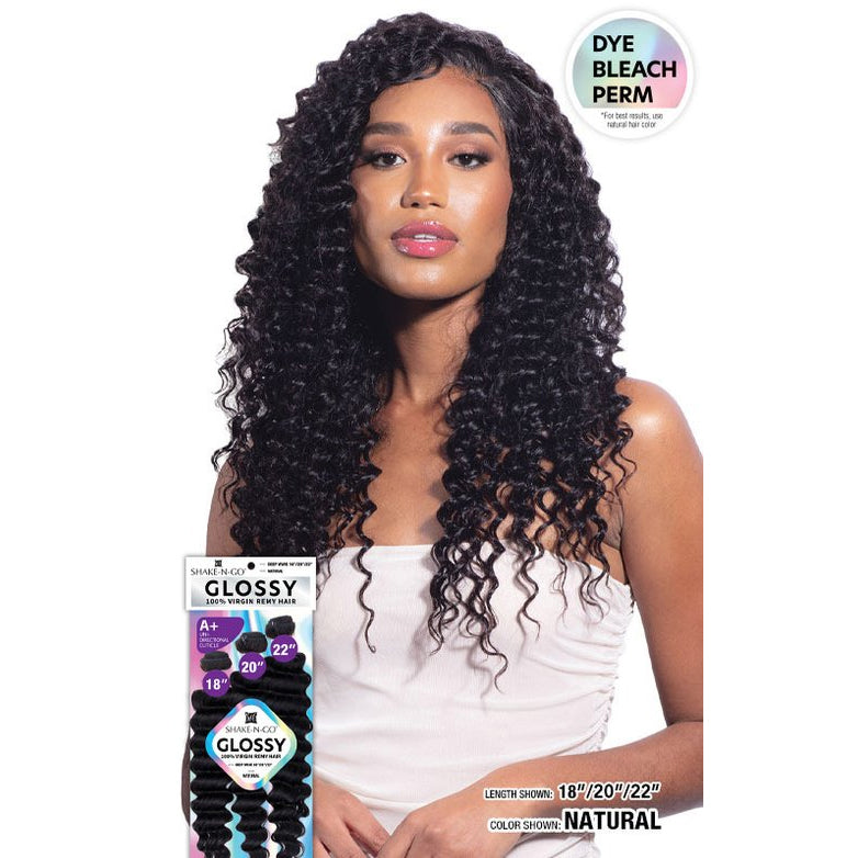 Deep Wave Remy Hair Shake-N-Go Glossy 100% Virgin Remy Hair Weave - DEEP WAVE — Hair to Beauty
