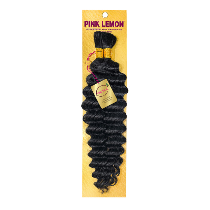 DEEP BULK - Pink Lemon 100% Unprocessed Virgin Remi Hair Weave