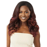 DOMINICAN BODY CURL 20" - Outre Big Beautiful Human Hair Blend U Part Cap Leave Out Wig (Copy)