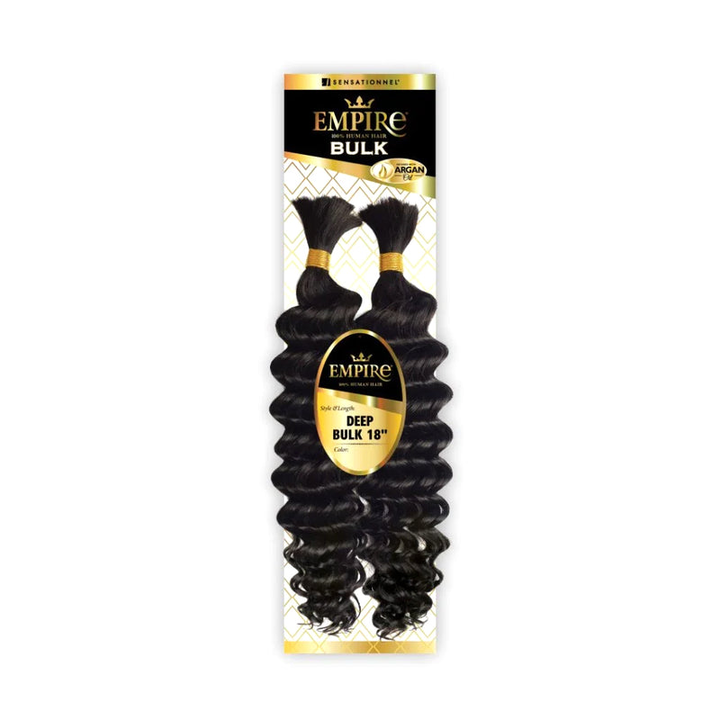 Sensationnel Empire Human Hair Weave - EMPIRE DEEP BULK 18″