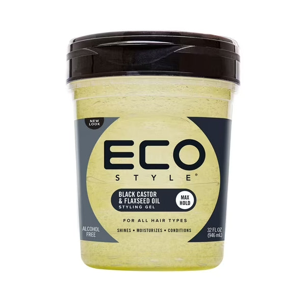 ECO STYLE - Black Castor & Flaxseed Oil Styling Gel