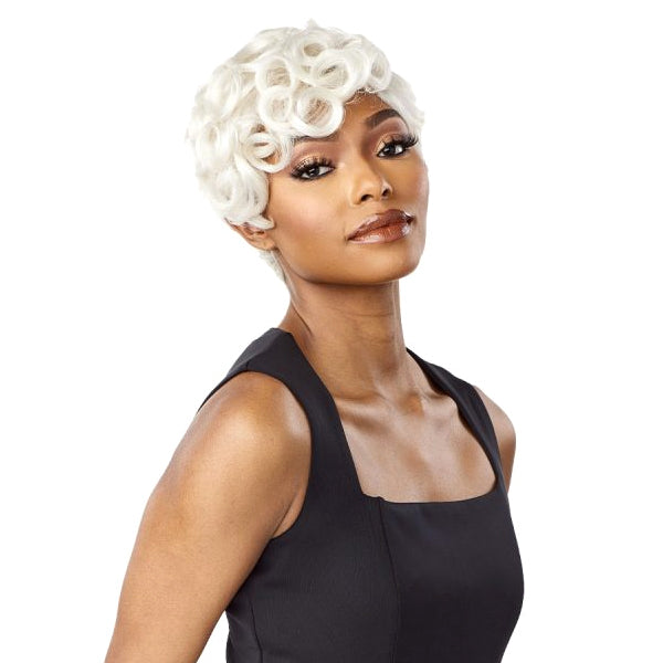 Sensationnel Empire Salt & Pepper Human Hair Wig - FLORA