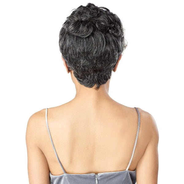 Sensationnel Empire Salt & Pepper Human Hair Wig - FLORA