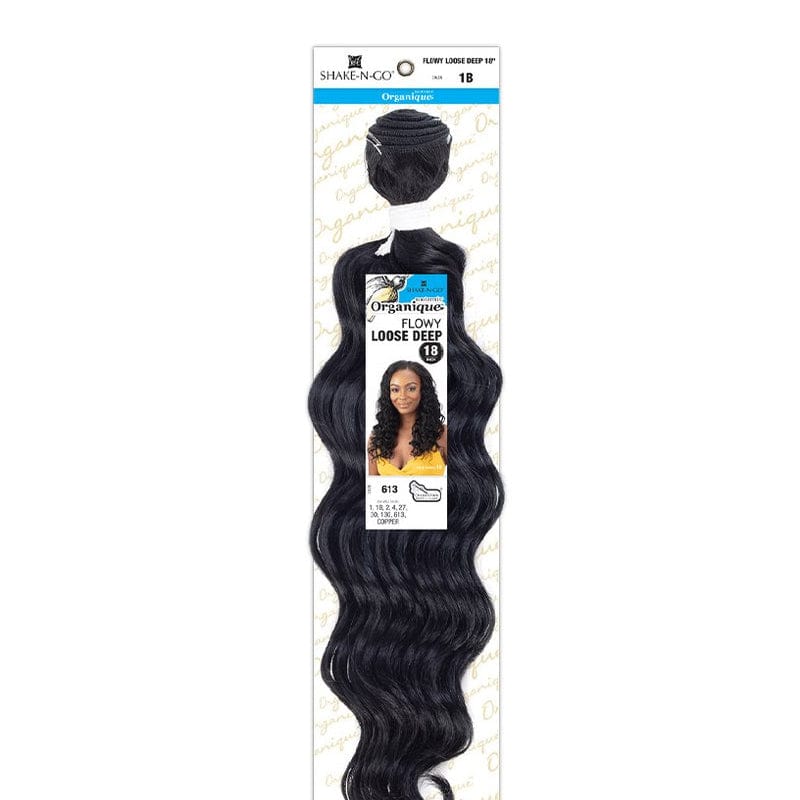 Shake N Go Organique Mastermix Synthetic Weave - FLOWY LOOSE DEEP