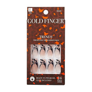 KISS - Gold Finger Trendy Nails Be Yourself GD24