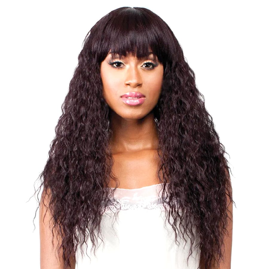 H SCARLETT R B Human Hair Blend Wig Hair to Beauty