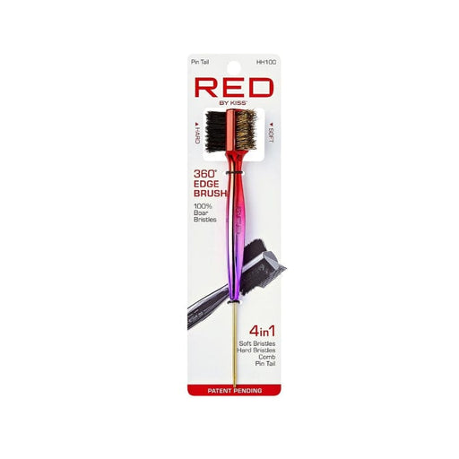 RED BY KISS | 4-in-1 360° Edge Brush with Pin Tail HH100