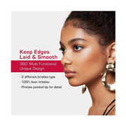 RED BY KISS - 4-in-1 360° Edge Brush with Rat Tail HH101