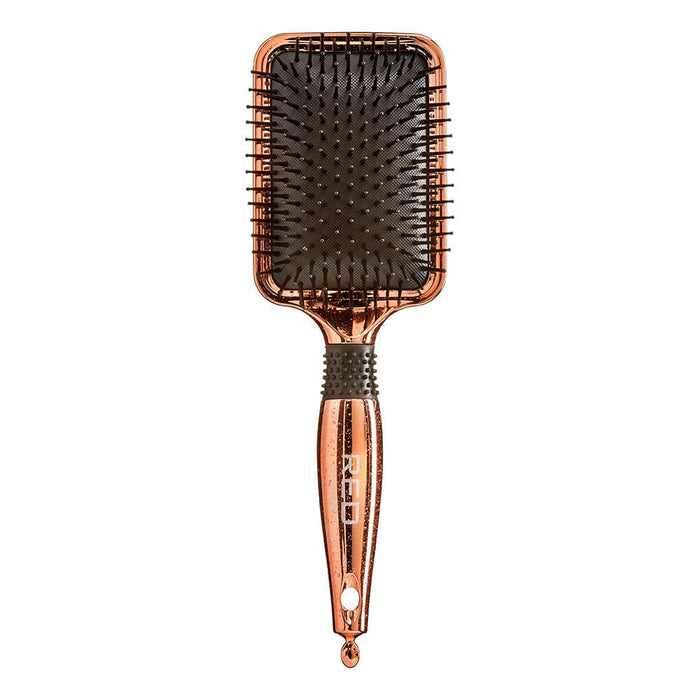 RED BY KISS | Rose Gold Chrome Paddle Brush HH34