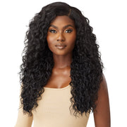HHB-MALAYSIAN DEEP 26" | Outre Human Hair Blend 5X5 Lace Closure Wig
