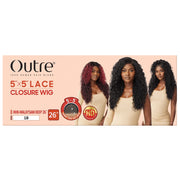 HHB-MALAYSIAN DEEP 26" | Outre Human Hair Blend 5X5 Lace Closure Wig