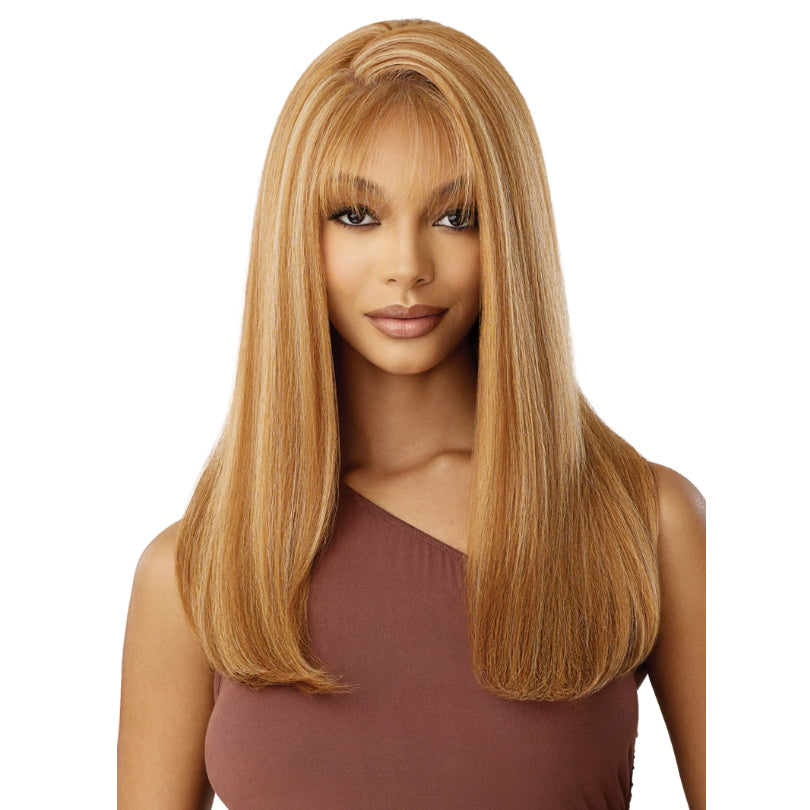Outre Human Hair Blend 5X5 Lace Closure Wig - HHB-NATURAL YAKI 22