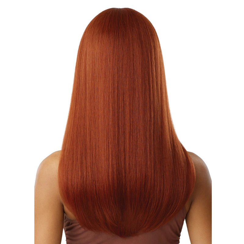 Outre Human Hair Blend 5X5 Lace Closure Wig - HHB-NATURAL YAKI 22"