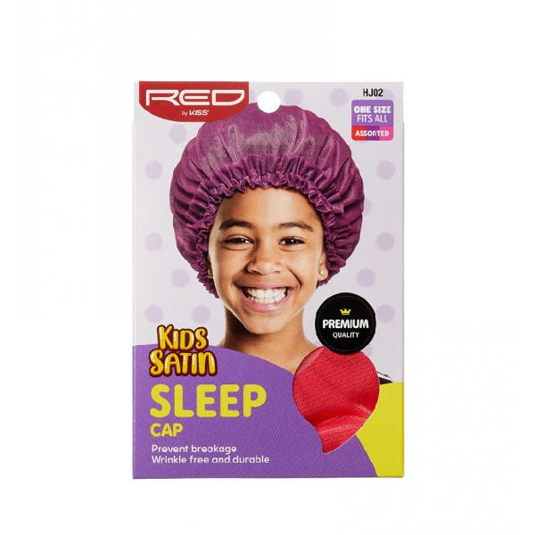 RED BY KISS - Kids Satin Sleep Cap