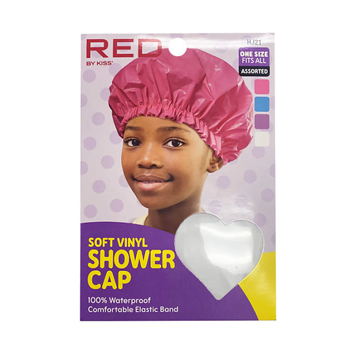 RED BY KISS - Soft Vinyl Shower Cap