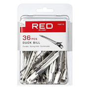 RED BY KISS - Duck Bill Clips 3 1/2″ 36PCS HMC19