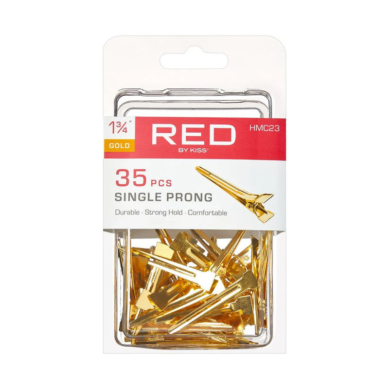RED BY KISS - Gold Single Prong Clip 1 3/4″