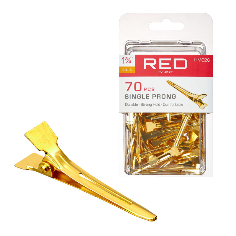 RED BY KISS - Gold Single Prong Clip 1 3/4″