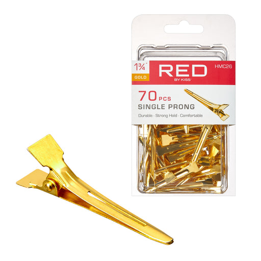 RED BY KISS - Gold Single Prong Clip 1 3/4″