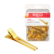 RED BY KISS - Gold Double Prong Clip 1 3/4″