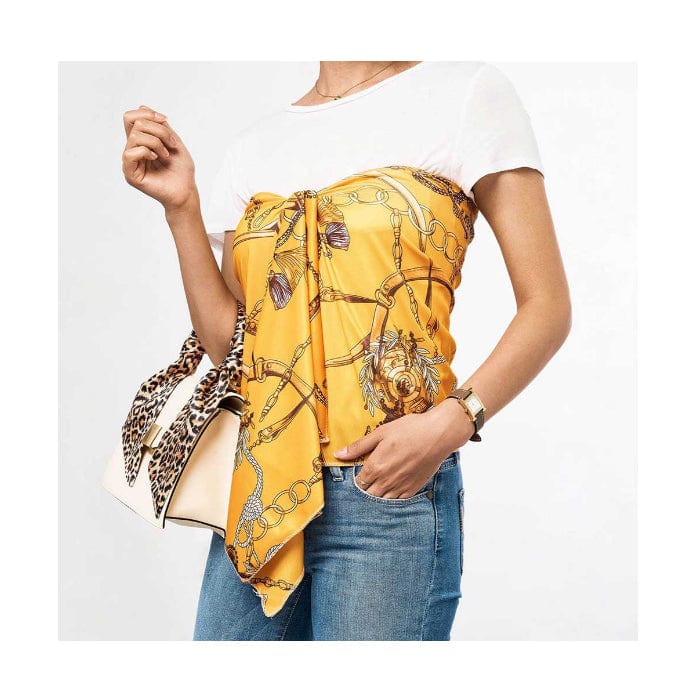 RED BY KISS | Silky Satin Wrap Scarf 60"X16" HQ127