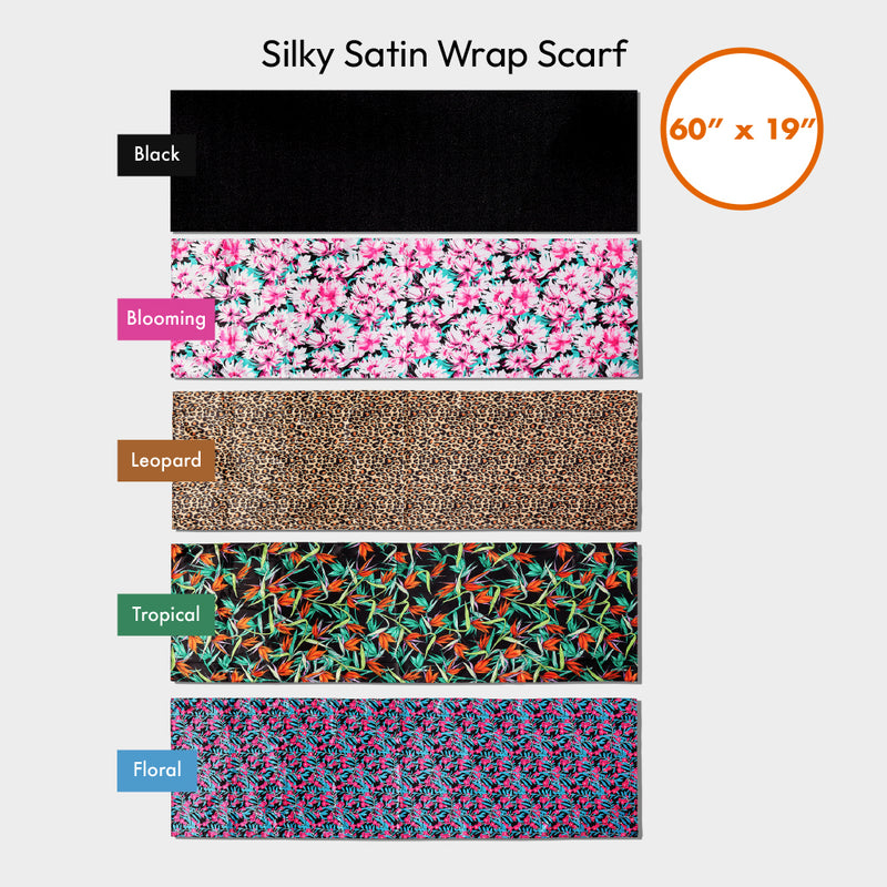 RED BY KISS | Silky Satin Wrap Scarf | Hair to Beauty.