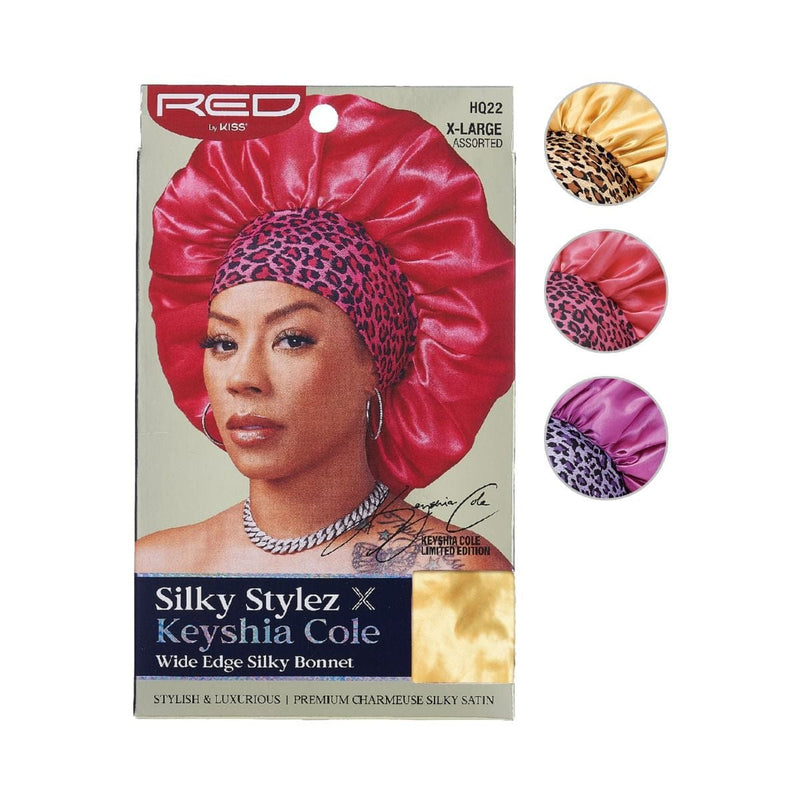 RED BY KISS | Silky Bonnet HQ22 XL PK GOLD PURPL ASST