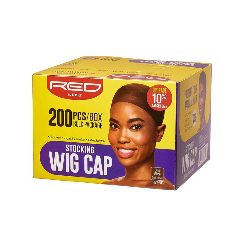 RED BY KISS - Stocking Wig Cap Set