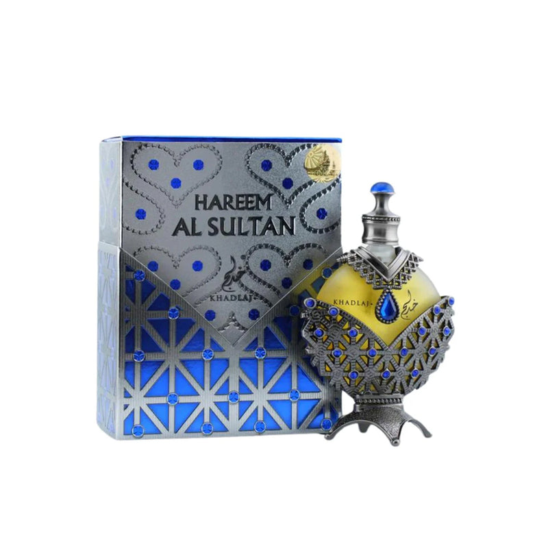 KHADLAJ - Hareem Al Sultan Blue Antique Perfume Oil 1.18 oz