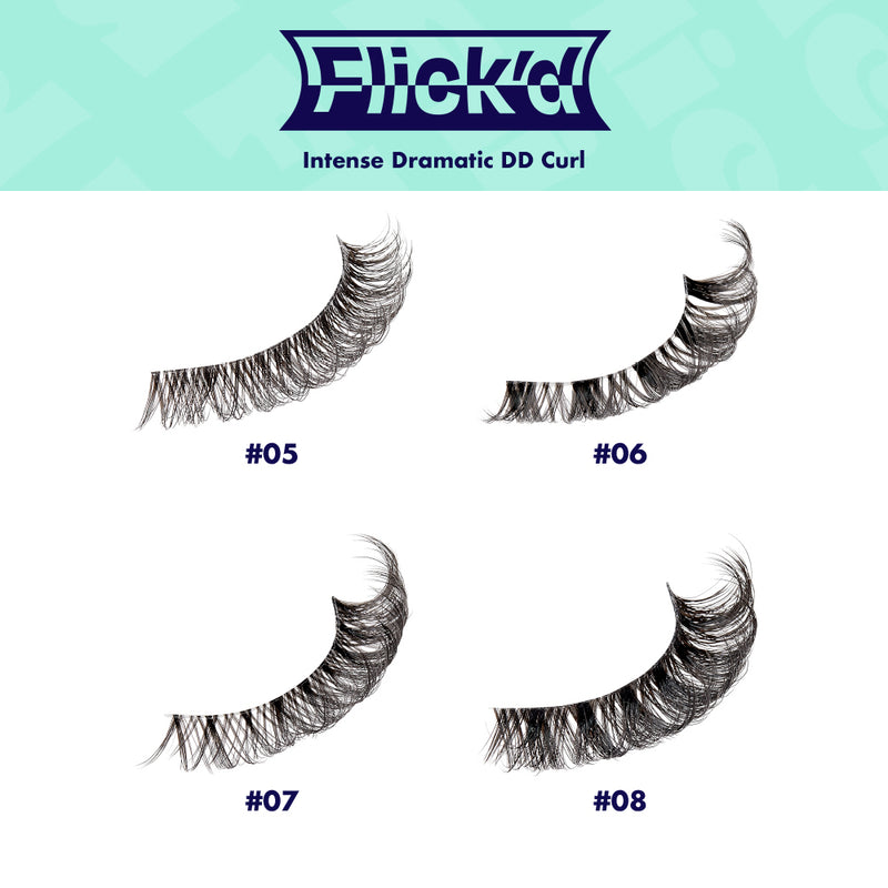 KISS i-ENVY - 3D Flick’d Lashes Intense Dramatic DD Curl
