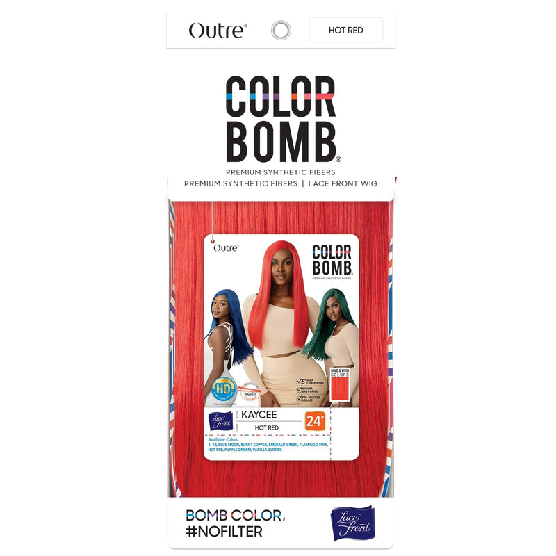 KAYCEE| Outre Color Bomb Synthetic HD Lace Front Wig