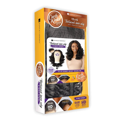 13X6 KINKY BODY WAVE 18″ | Sensationnel Curls Kinks & Co Synthetic Lace Front Wig