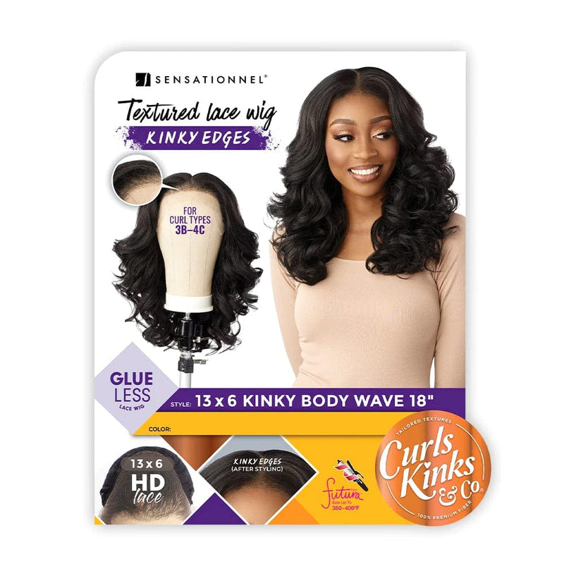 13X6 KINKY BODY WAVE 18″ | Sensationnel Curls Kinks & Co Synthetic Lace Front Wig