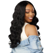 Sensationnel Curls Kinks & Co Synthetic Lace Front Wig - KINKY LOOSE WAND CURL 24"