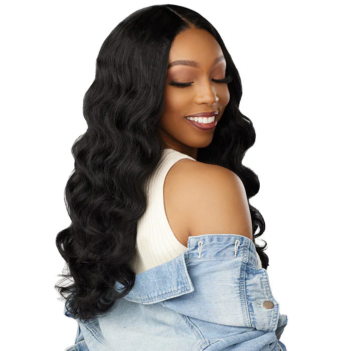 Sensationnel Curls Kinks & Co Synthetic Lace Front Wig - KINKY LOOSE WAND CURL 24"