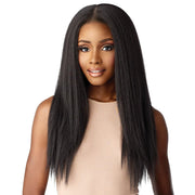13X6 KINKY STRAIGHT 24″ | Sensationnel Curls Kinks & Co Synthetic Lace Front Wig