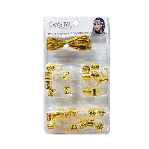 CRYSTAL COLLECTION | Hair Braiding Kit Decoration Set KNV5654