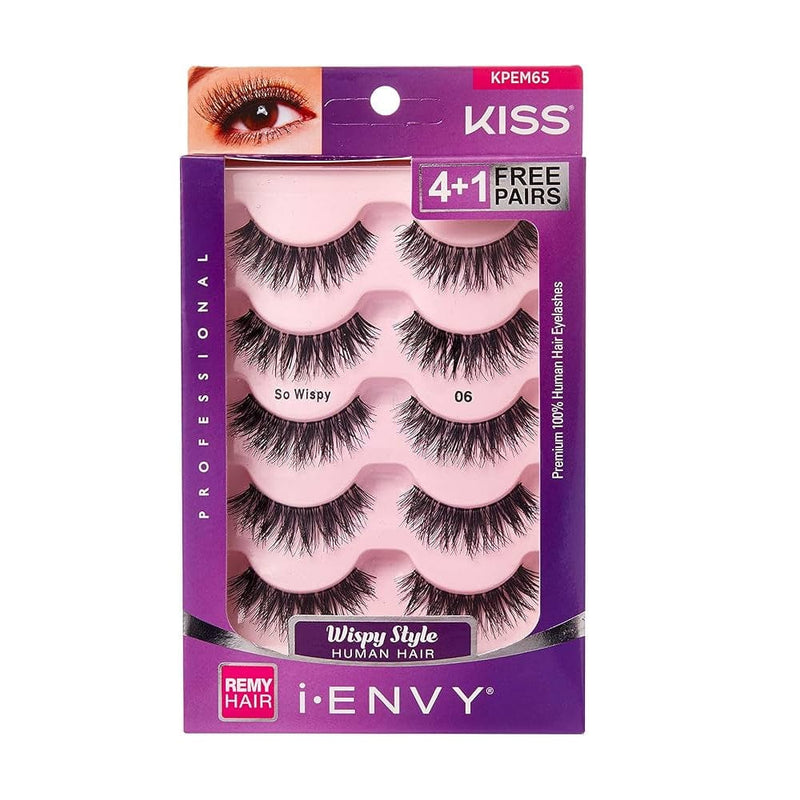KISS i-ENVY | Remy Hair Eyelashes So Wispy 06 KPEM65