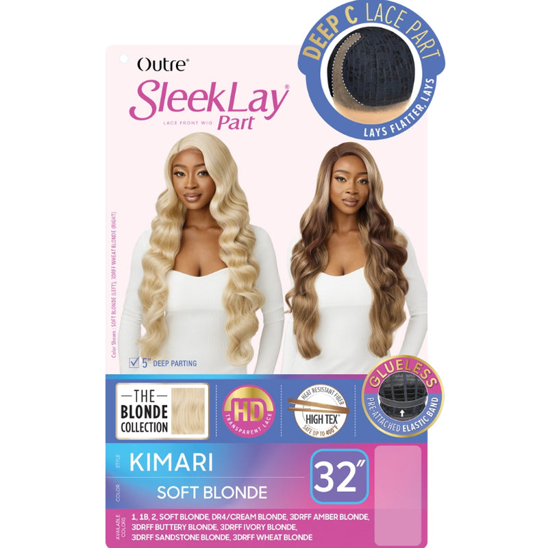 Outre Sleek Lay Part Synthetic Lace Front Wig - KIMARI