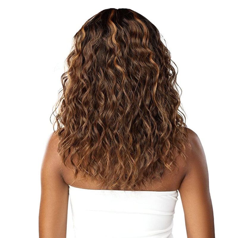 LOOSE CURLY 18″ | Sensationnel Butta Lace Human Hair Blend HD Lace Front Wig