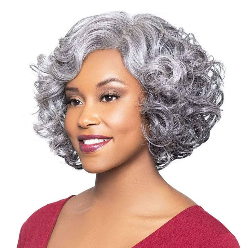 LORI | Foxy Silver Synthetic Lace Part Wig
