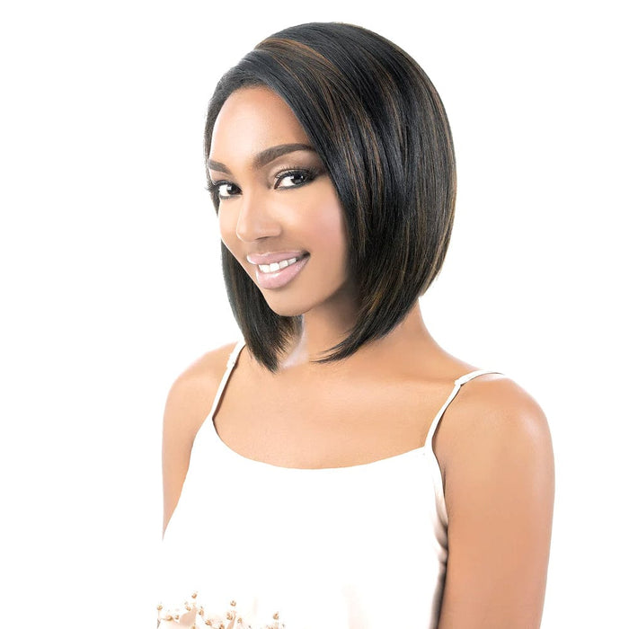 LSDP-OLAY | Motown Tress Let's Lace Synthetic Deep Part Swiss Lace Front Wig