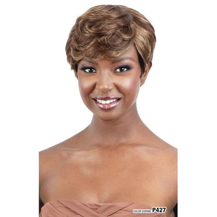 MEAGAN - Shak N Go Golden Human Hair Wig