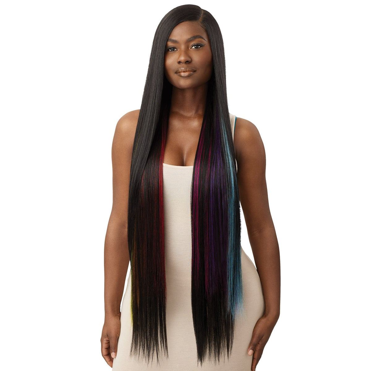 MIRAJ Outre Color Bomb Synthetic HD Lace Front Wig — Hair to Beauty
