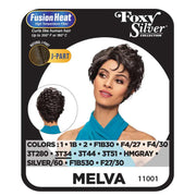 Foxy Silver Synthetic J Part Wig - MELVA
