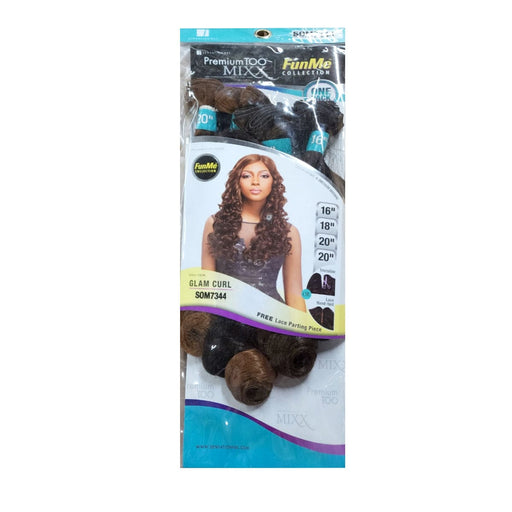 GLAM CURL | Sensationnel FunMe Human Hair Blend Weave