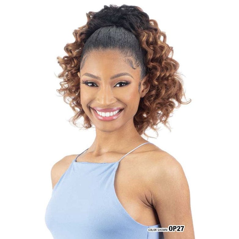 Freetress Natural Me Synthetic Ponytail - NATURAL DEEP CURL