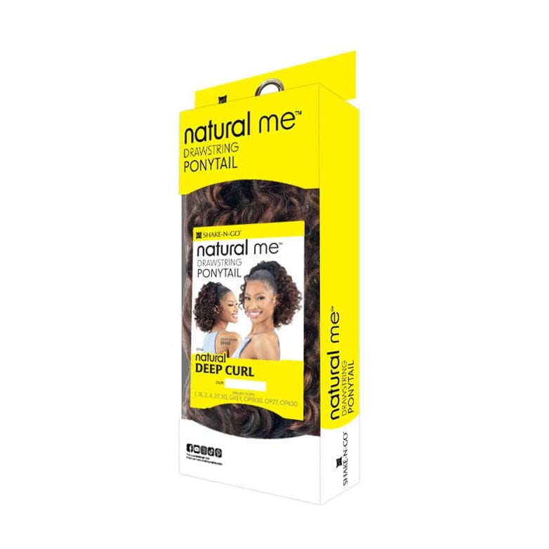 Freetress Natural Me Synthetic Ponytail - NATURAL DEEP CURL