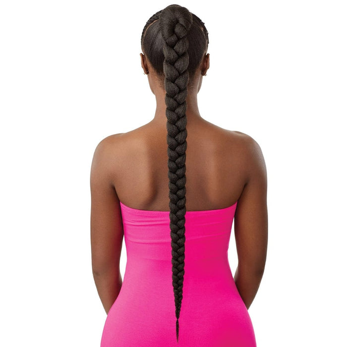 NATURAL BRAIDED PONYTAIL 32" | Outre Pretty Quick Wrap Synthetic Ponytail
